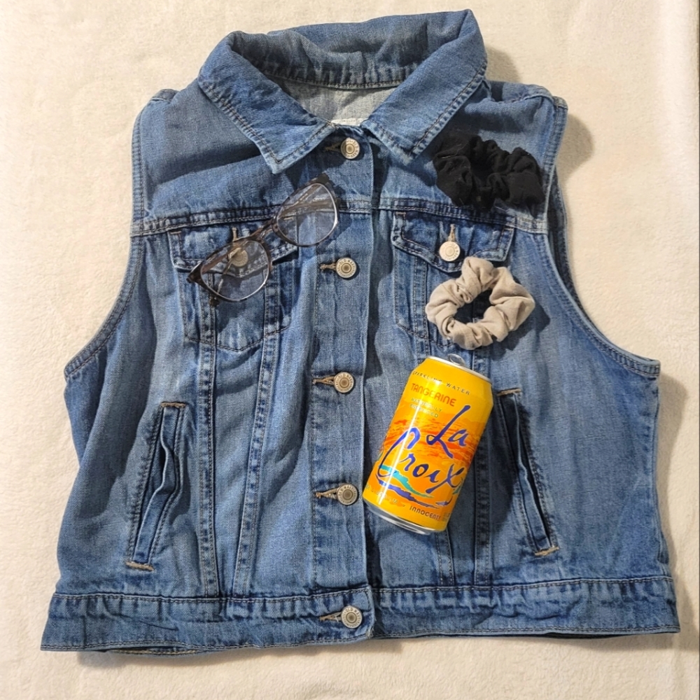 Old Navy Light Denim Vest
